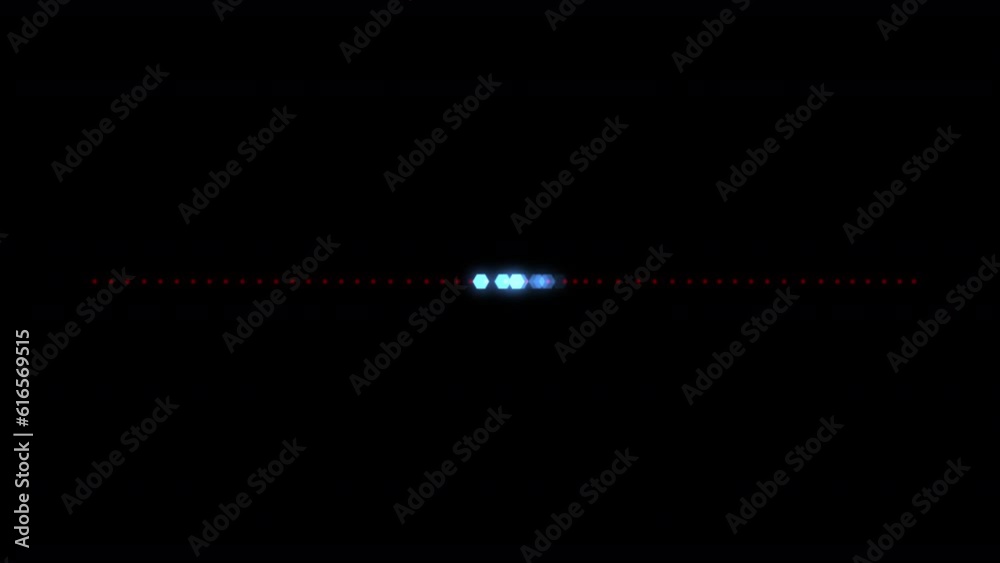 Progress Bar Loading Tiny Square Red Motion Graphics Loop Animation Background 