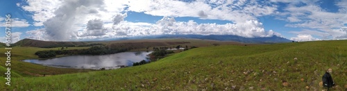 view of the valley and the lagoon