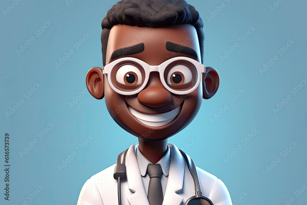 Black Man Pharmacist Charming Background With Copyspace Generative AI Black Man Pharmacist Charming Background With Copyspace Generative AI