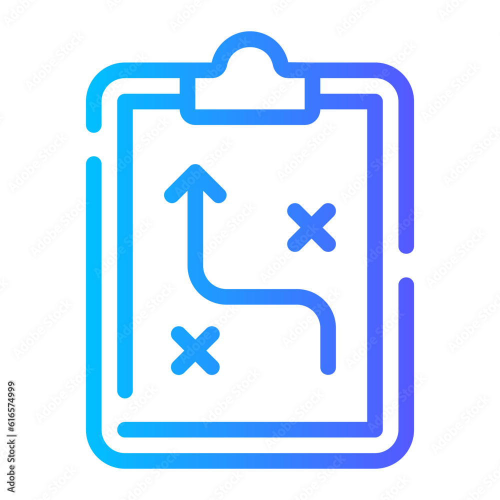 planning gradient icon