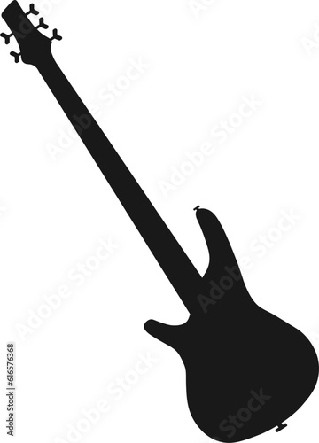rock electric 5 string bass guitar