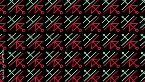 Moving triangular shape background 