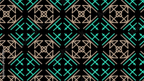 Moving triangular shape background 