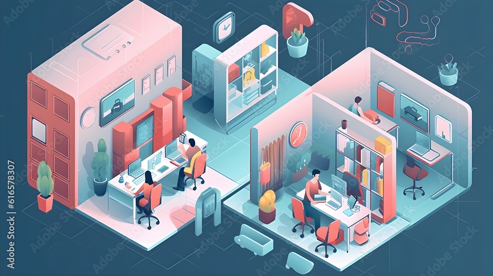 Unleash Your Remote Potential: An Immersive 3D Illustration Revealing the World of Remote Work Unleash Your Remote Potential: An Immersive 3D Illustration Revealing the World of Remote Work