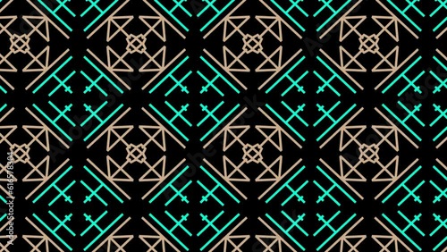 Moving triangular shape background 