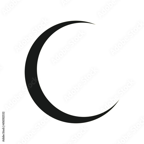 moon icon vector