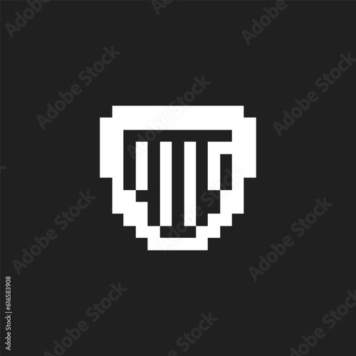 this is Rpg icon in pixel art with white color and black background ,this item good for presentations,stickers, icons, t shirt design,game asset,logo and your project.