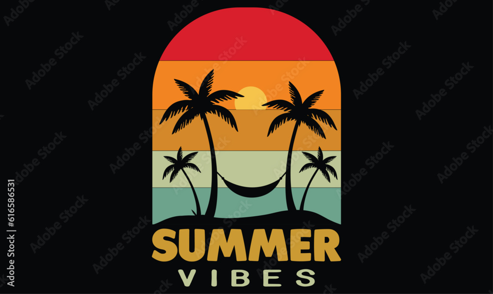 Summer Vibes t-shart design