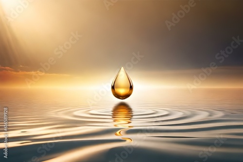 drop of water serum generativeAI