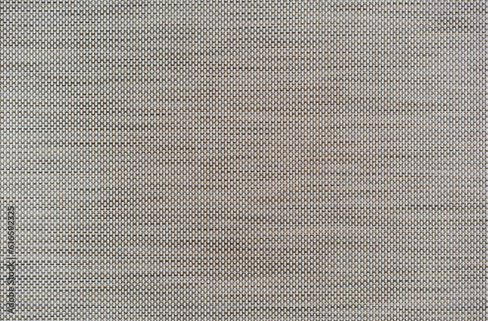 empty white brown nature rattan place mat on table by top view or wooden weave wall by thailand handmade and wood texture pattern for blank placemat background and abstract backdrop