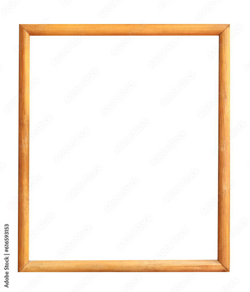 Woodden frame isolated on transparent background (PNG File) Woodden frame isolated on transparent background (PNG File)