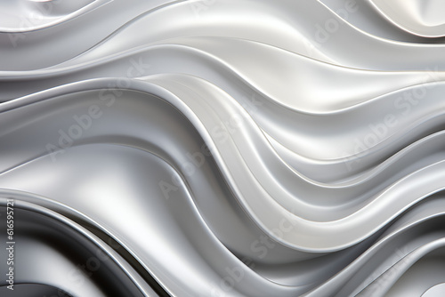 abstract silver wavy background