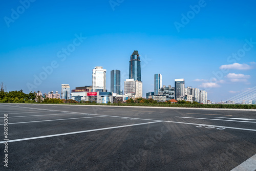 Aerial photography of modern urban architectural landscape in Zhuhai  China