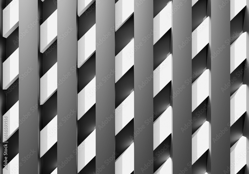 3d white and black cube geometry vertial diagonal background 3d white and black cube geometry vertial diagonal background