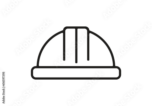 construction helmet isolated on white