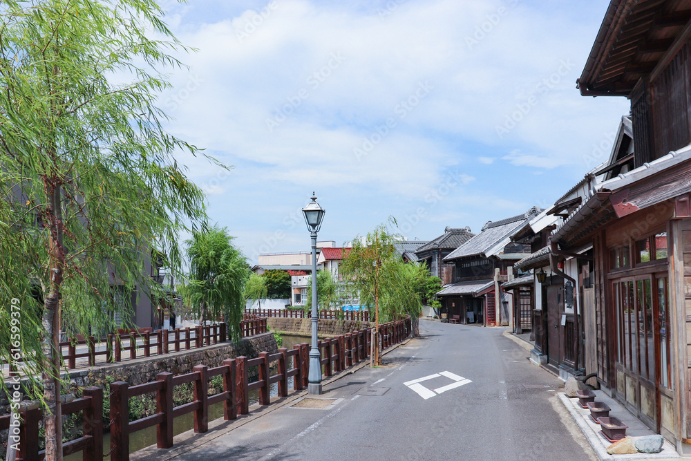 Fototapeta premium 佐原の街並み（千葉県佐原市）