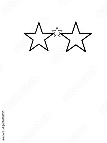 Fototapeta Naklejka Na Ścianę i Meble -  아이콘의 별 모양 star shape icon