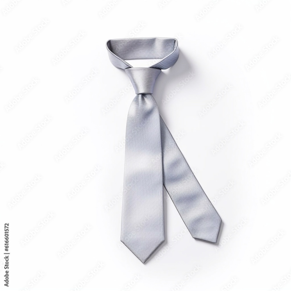 shirt and tie isolated on the white background generative AI shirt and tie isolated on the white background generative AI