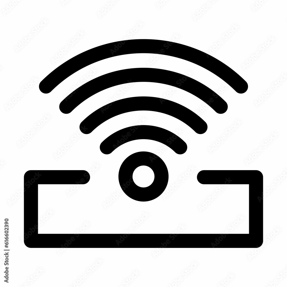 wifi black outline style icon wifi black outline style icon