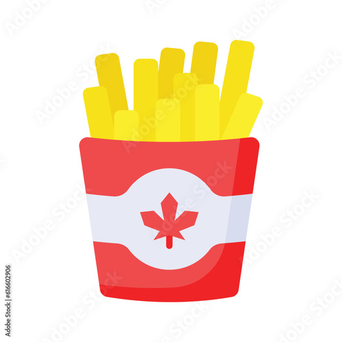 Yummy french fries vector design in modern style, ready to use icon