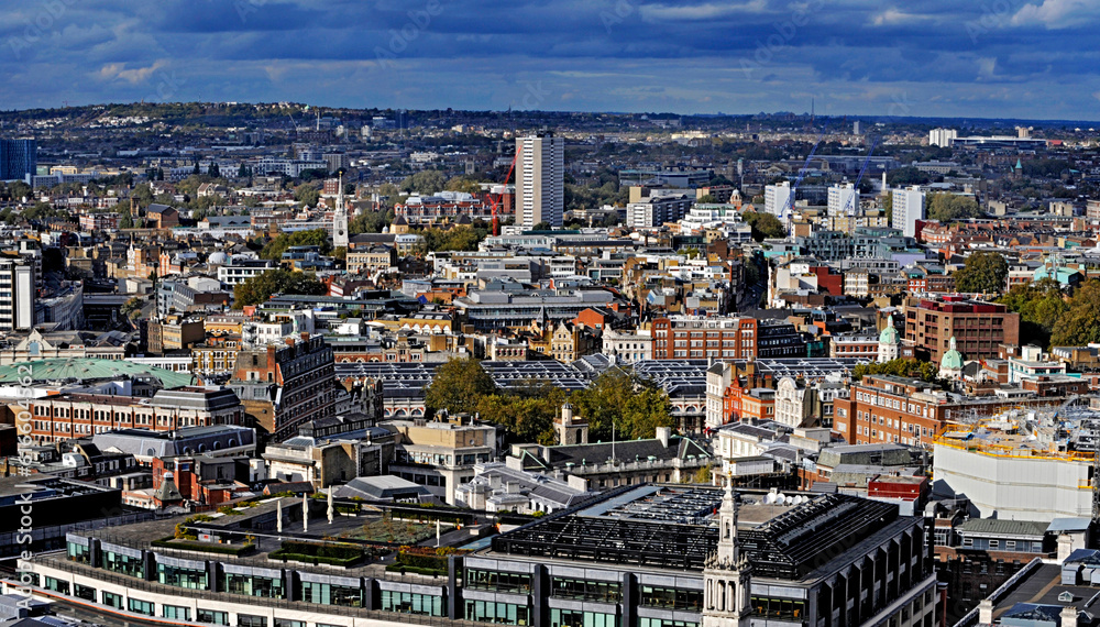 Vista aérea da cidade de Londres. Inglaterra.