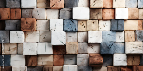 rustic wooden texture background ,Generative AI