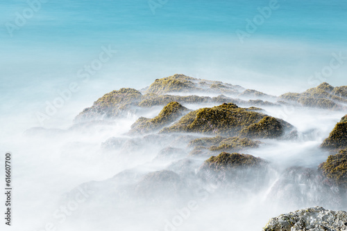 waves and rocks