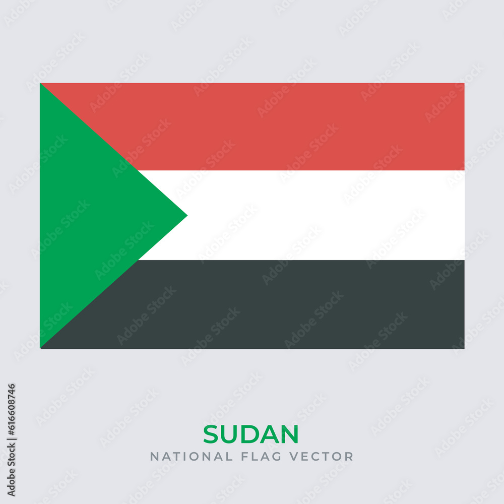 National Flag of sudan vector design, sudan flag transparent design vector png National Flag of sudan vector design, sudan flag transparent design vector png