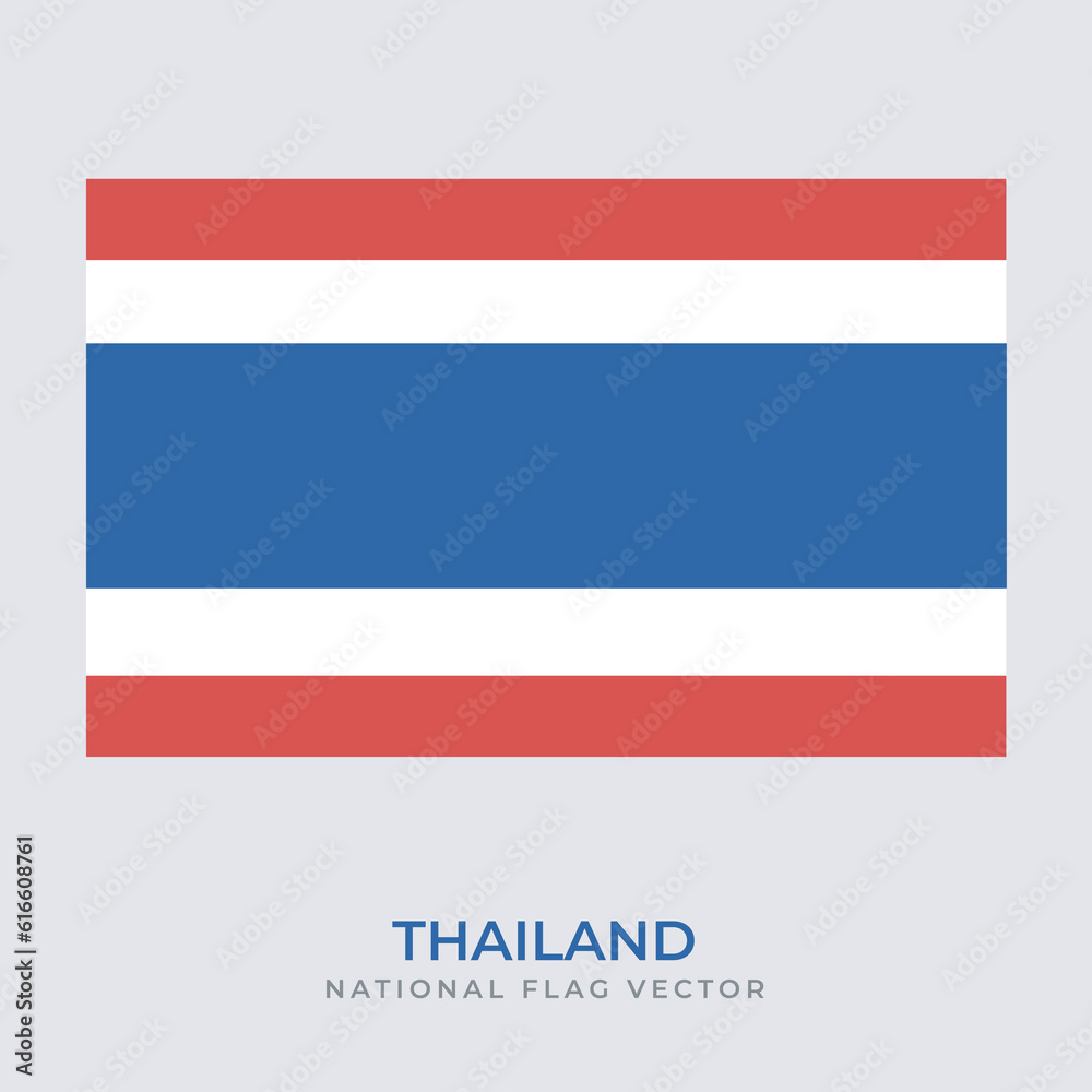 National Flag of thailand vector design, thailand flag transparent design vector png National Flag of thailand vector design, thailand flag transparent design vector png