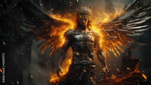 Foto archangel with wings