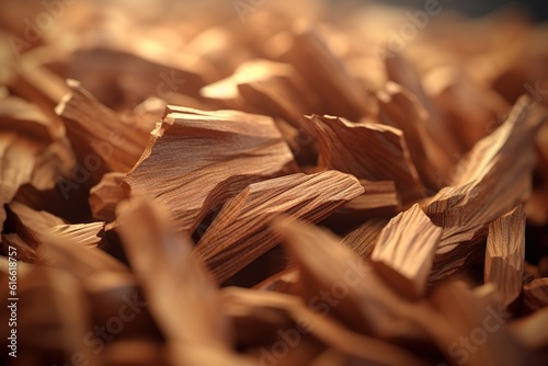 sandalwood close-up. generated by AI photo