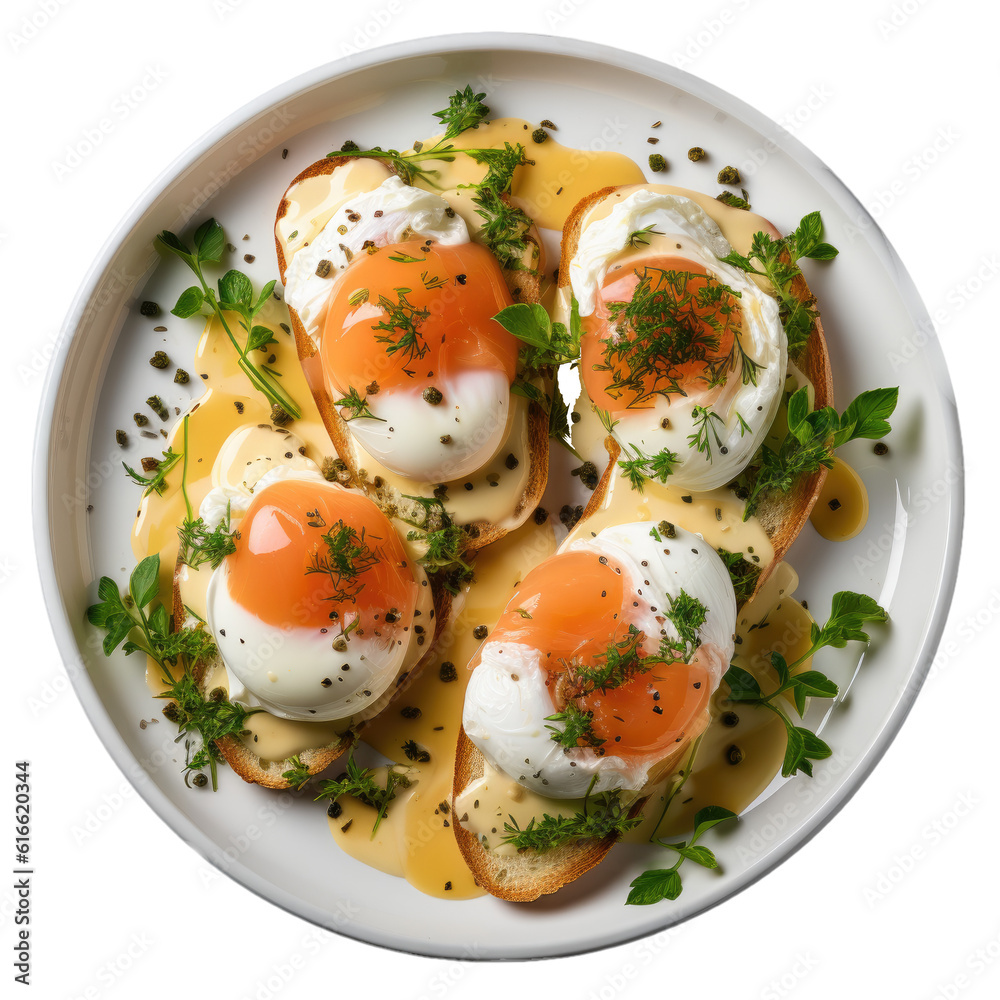 Plate design lox egg as package design element, cut out egg benedict for breakfast. Plate design lox egg as package design element, cut out egg benedict for breakfast.