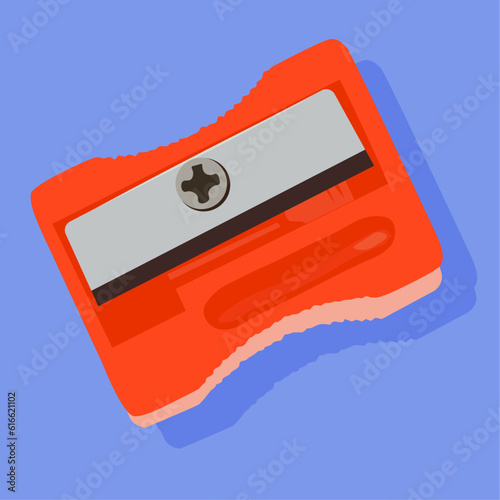 Sharpener in flat style, vector illustration 