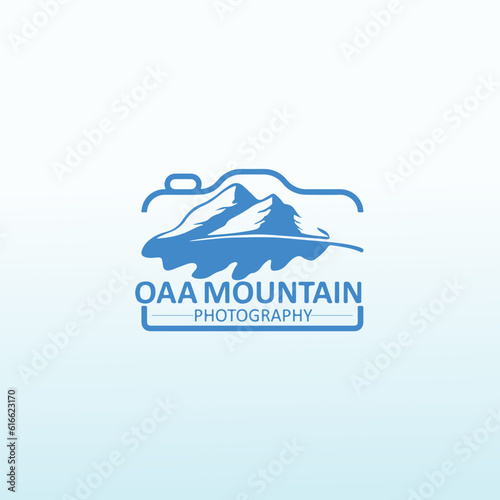 Mountain Photography vector logo design