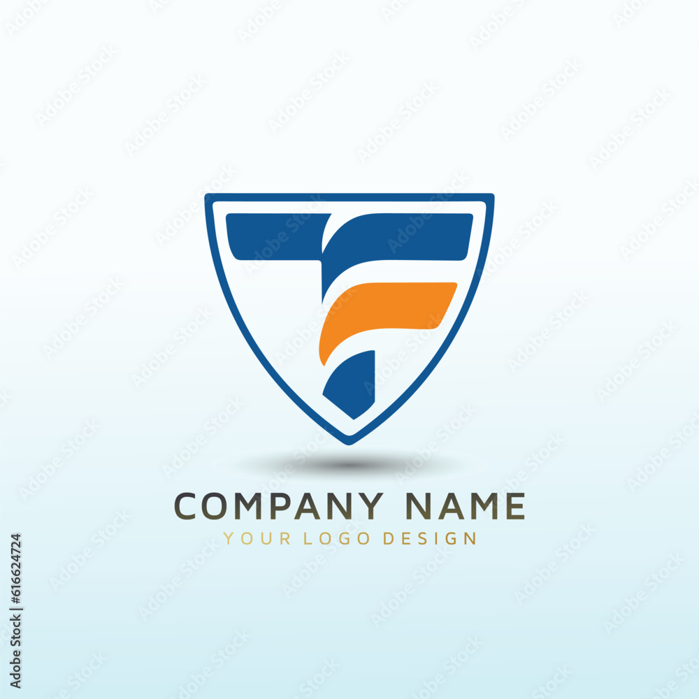 Letter TF vector logo design Letter TF vector logo design