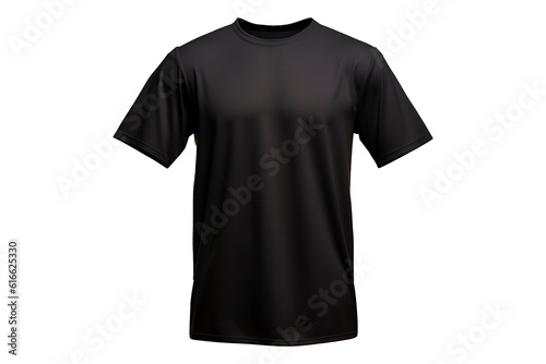 Black T-shirt mockup with copy space