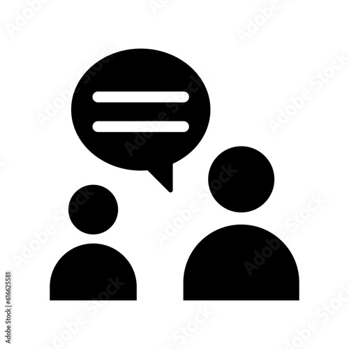 Talking icon