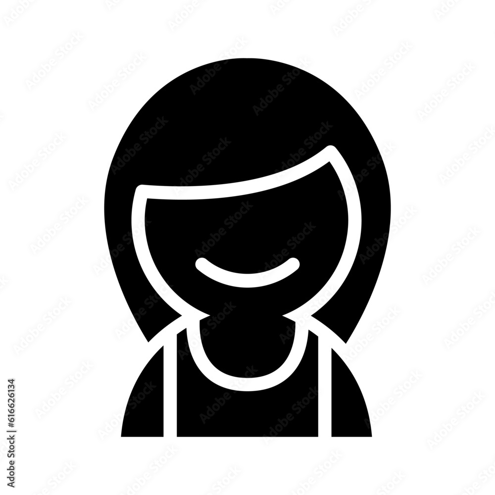 Sport girl icon Sport girl icon