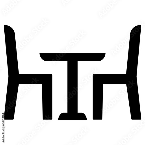 Dining table icon