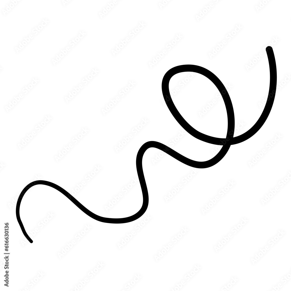 curve line illustration element