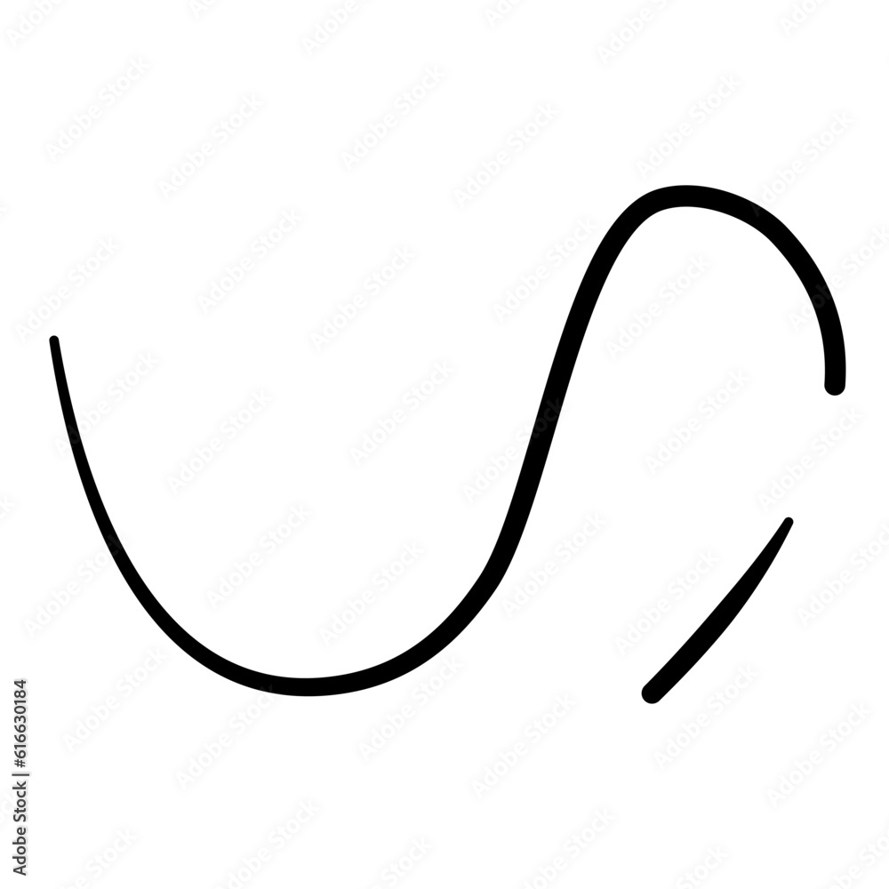 curve line illustration element curve line illustration element