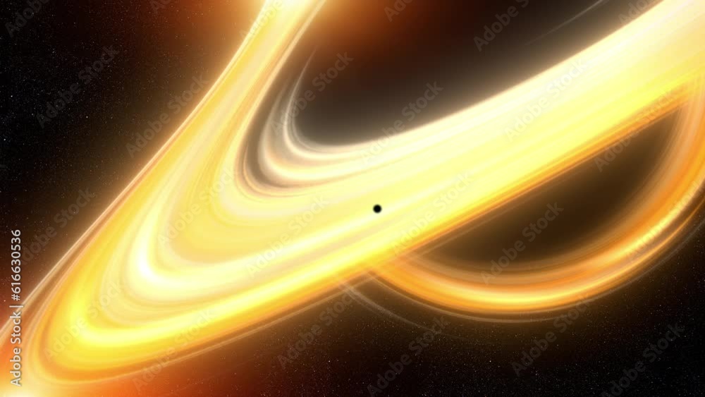 Black Hole simulation in the interstellar space, is a region of spacetime where gravity is so strong that nothing, including light or other electromagnetic waves can escape