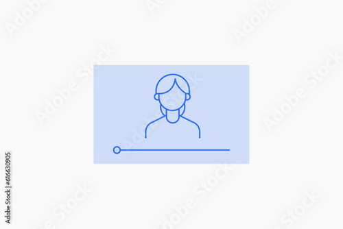 Geometric communication
 illustration in flat style design. Vector illustration and icon. 