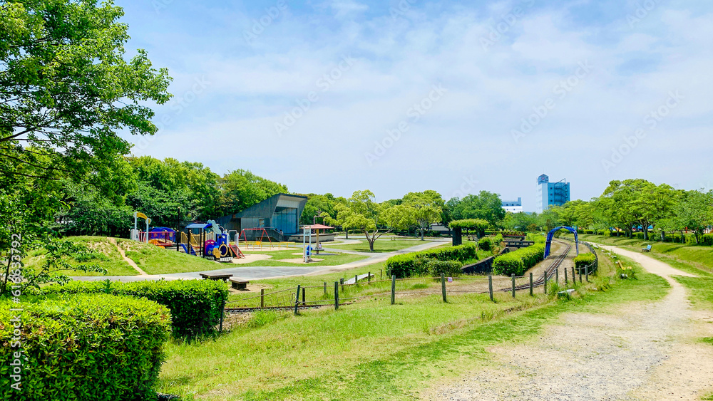 唐津の松浦河畔公園