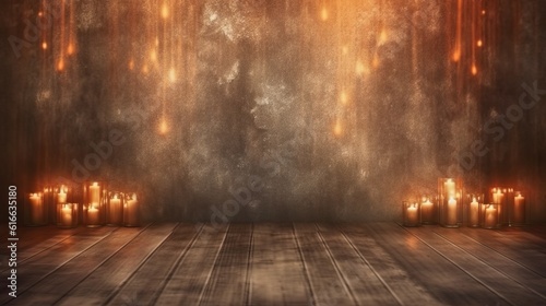 Wallpaper Mural Stage with light, Grand and exclusive textured background (Ai generated) Torontodigital.ca