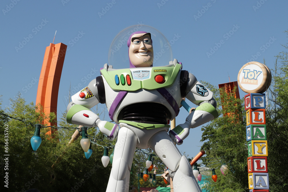 Obraz premium Parc à thème Disneyland Paris et Walt Disney Studios