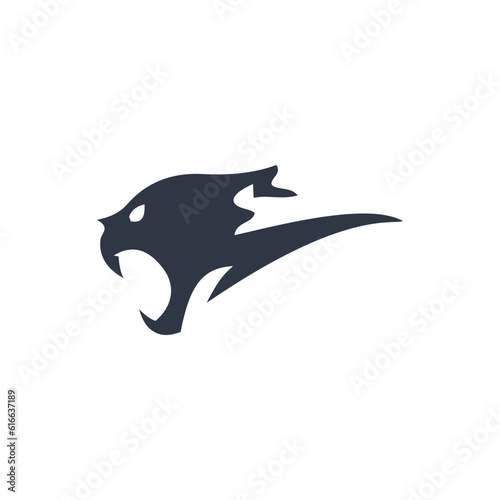 panther logo mascot vector template illustration