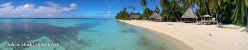 Funafuti Atoll Tuvalu Maldive Islands - Generative AI
