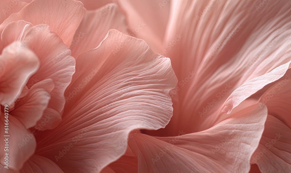  a close up of a pink flower with a blurry background.  generative ai