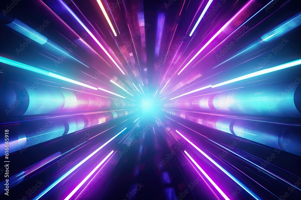 Obraz premium Abstract sci-fi background material,technology neon background